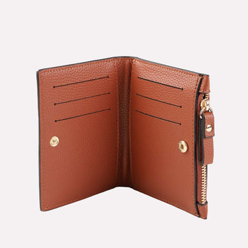 Perkins Brown Two fold Women Cardholder
